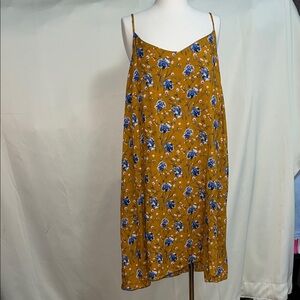Hayden Mustard Floral Dress